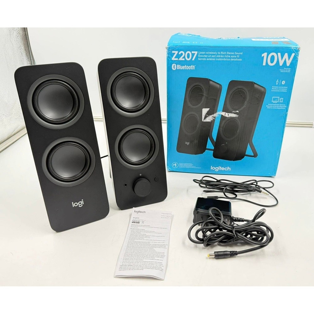 Logitech Z207 Bluetooth Speaker - Black